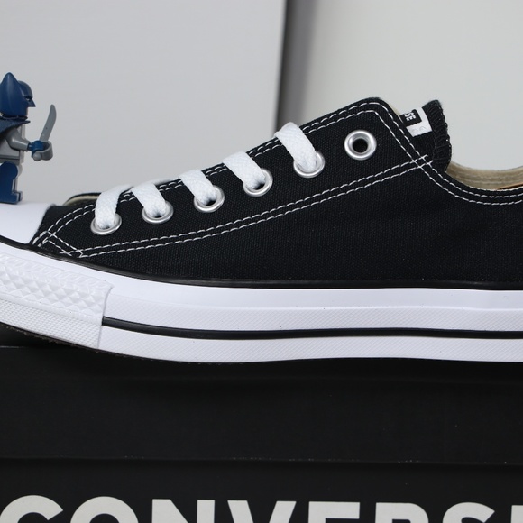 Classic Black Converse All Star Low Top - Picture 2 of 7